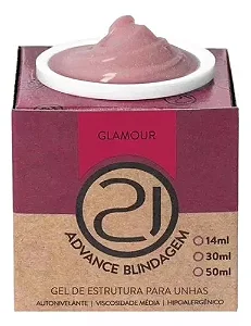GEL ADVANCE BLINDAGEM GLAMOUR NAILS21