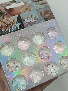 KIT COM 12 DECORAÇÕES SORTIDAS- VARIADOS BRANCOS