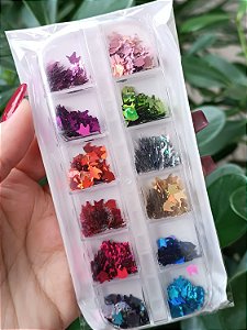 BOX DE DECORAÇÕES UNICORNIO FAN NAILS