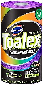 ROLO DE TOALHA DESCARTAVEL ROXO LIMPPANO