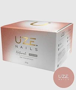GEL CONSTRUTOR NATURAL NUDE PINK 25G UZE NAILS