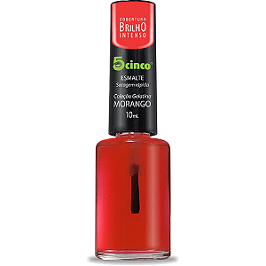 ESMALTE CINCO 10ML BRILHO INTENSO MORANGO