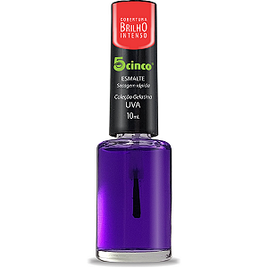 ESMALTE CINCO 10ML BRILHO INTENSO UVA