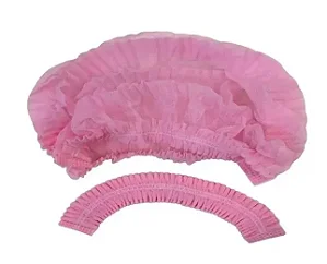 TOUCA DESCARTAVEL 50UND TNT ROSA VILTY