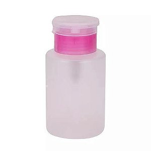PORTA ACETONA ROSA 150ML SIMPLES