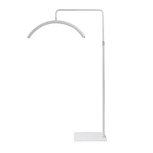 LUMINARIA MEIA LUA COM BASE P/ LASH- BRANCA