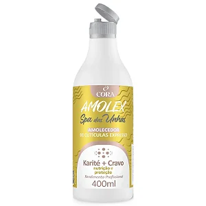 AMOLECEDOR DE CUTICULAS CORA CRAVO+ KARITE 400ML