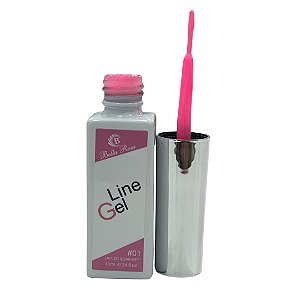 ESMALTE EM GEL PINCEL FINO BELLA ROSA LINE 01