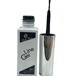 ESMALTE EM GEL PINCEL FINO BELLA ROSA LINE 07