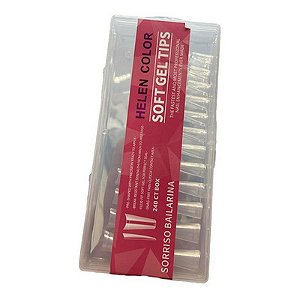 TIP DE GEL SORRISO BAILARINA LEITOSA 240PCS HELEN COLOR
