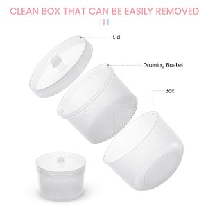 POTE PARA HIGIENIZAR BROCAS TRANSPARENTE