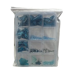 KIT DE DECORAÇÕES AZUL DAFU