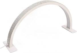 LUMINARIA MEIA LUA BRANCA COM STRASS