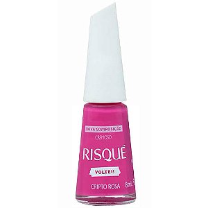 ESMALTE RISQUE CRIPTO ROSA