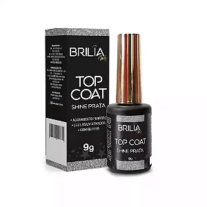 TOP COAT SHINE PRATA 9G BRILIA