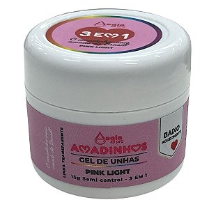 GEL AMADINHOS AEGLA PRO 15G PINK LIGHT