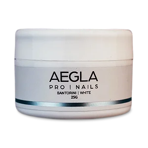GEL DE UNHAS AEGLA PRO 25G- SANTORINI WHITE