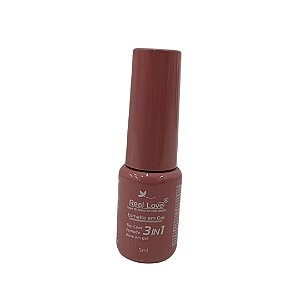 ESMALTE EM GEL REAL LOVE 3 EM 1 PLASTICO COR 12