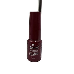 ESMALTE EM GEL REAL LOVE 3 EM 1 PLASTICO COR 52
