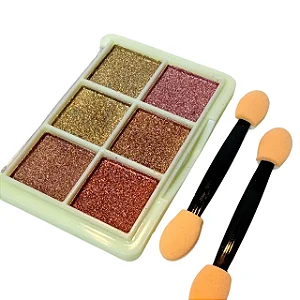 PALETA 6 PÓ CROMADO DAFU