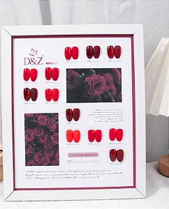COLEÇÃO DE LUXO D&Z SEDUÇÃO- TONS DE VERMELHO