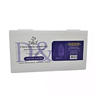 SOFT GEL 500PCS D&Z- MEDIUM ALMOND MBS-803