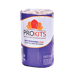MINI LIXA PARDA 8CM COM 100UND PROKITS
