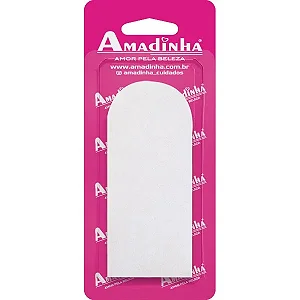 LIXA PEDICURE BRANCA FINA C/ 12UND AMADINHA