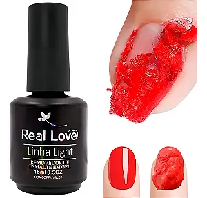 REMOVEDOR DE ESMALTE EM GEL REAL LOVE
