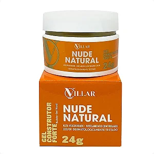 GEL CONSTRUTOR NUDE NATURAL VILLAR 24G