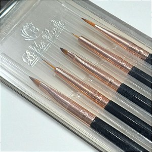 KIT 5 PINCEL BELLA ROSA