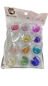 KIT COM 12 MADREPEROLA COLORIDAS