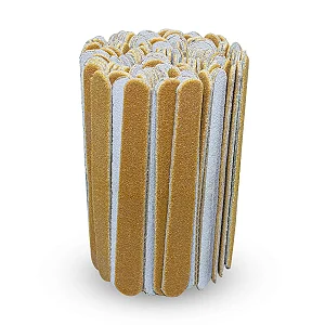 MINI LIXA PARDA 8CM C/100UND POLI