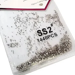 PACOTE DE SVAROWSKI SS2 PRATA 1440PCS