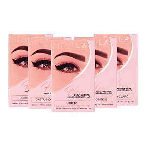 KITS HENNA SOBRANCELHA 2,5G MENELA