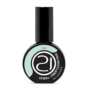 ONEFIX FIBER CLEAR PINK NAILS 21 12ML