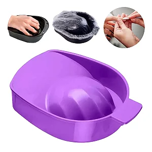 BACIA ANATOMICA P/ MANICURE LILAS SANTA CLARA