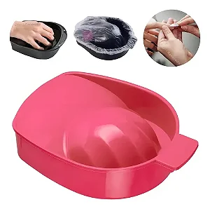 BACIA ANATOMICA P/ MANICURE ROSA SANTA CLARA