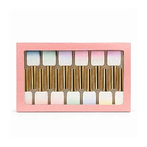 KIT ESMALTE EM GEL 12 TONS PASTEIS BELLA ROSA