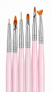 KIT 6 PINCEIS DIVERSOS