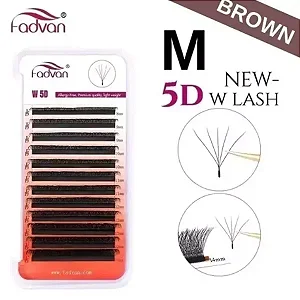 CILIOS FADVAN 0.07 5D CURVATURA M MARROM MIX 8-14mm
