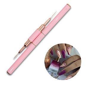 PINCEL DE UNHAS DUPLO HELEN COLOR 9MM E 15MM
