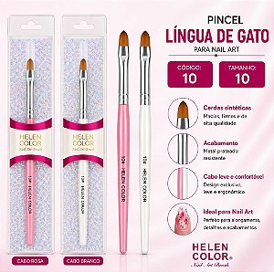 PINCEL HELEN COLOR LINGUA DE GATO #10