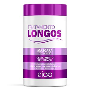Eico Máscara Creme Cabelos Longos Tratamento Crescimento 1Kg