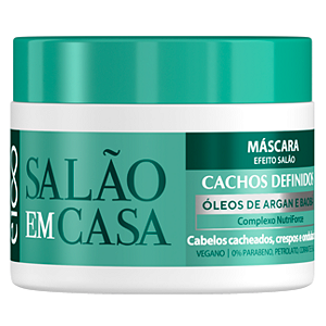 Eico Máscara Tratamento Creme Salão Em Casa Cachos Definidos 270g