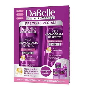 Dabelle Shampoo Biotina 250ml + Condicionador Multivitaminas 175ml Meu Cronograma Perfeito