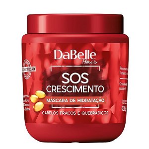 Dabelle Máscara Tratamento Creme de Hidratação SOS Crescimento 400g