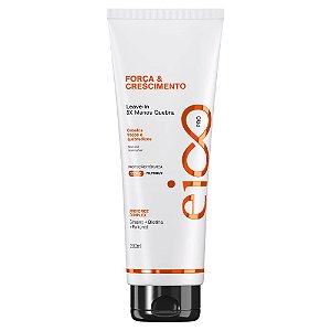 Eico Professional Leave-in Força e Crescimento Proteção Uv e Proteção Térmica Para Pentear 200ml
