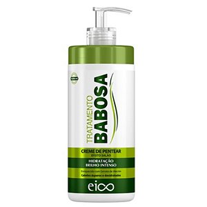 Eico Finalizador Creme de Pentear Babosa Proteção Térmica Hidratação Filtro UV 600ml