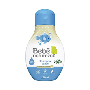 Bebê Natureza Shampoo Suave Limpeza Delicada 230ml